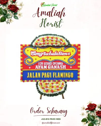 Bunga Papan Congratulation di Ujungpondok Jaya
